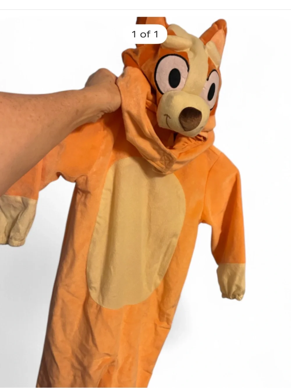 Official Disney BLUEY Bingo Plush Child Costume - Orange